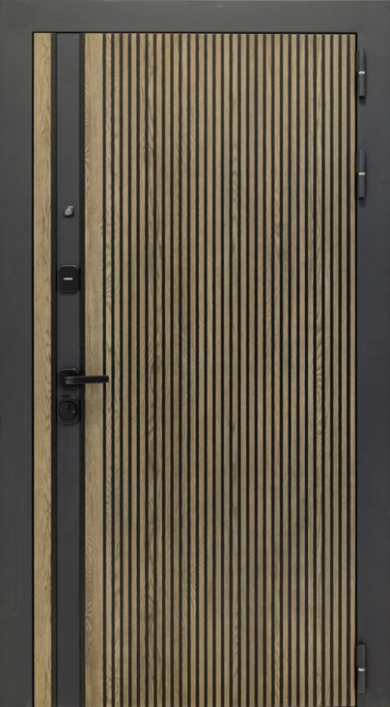 Входная дверь ДвериПРО Rosna ФЛ-701 (10мм, дуб шоколад) DPRO200263 внешняя сторона