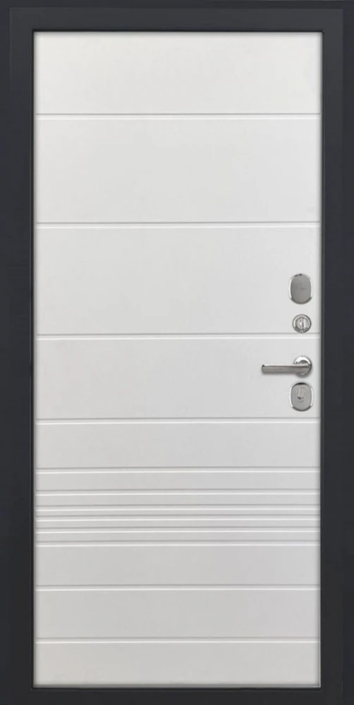 Входная дверь ДвериПРО Д-68 ФЛ-700 (10мм, Ясень белый) DPRO225946 внутренняя сторона