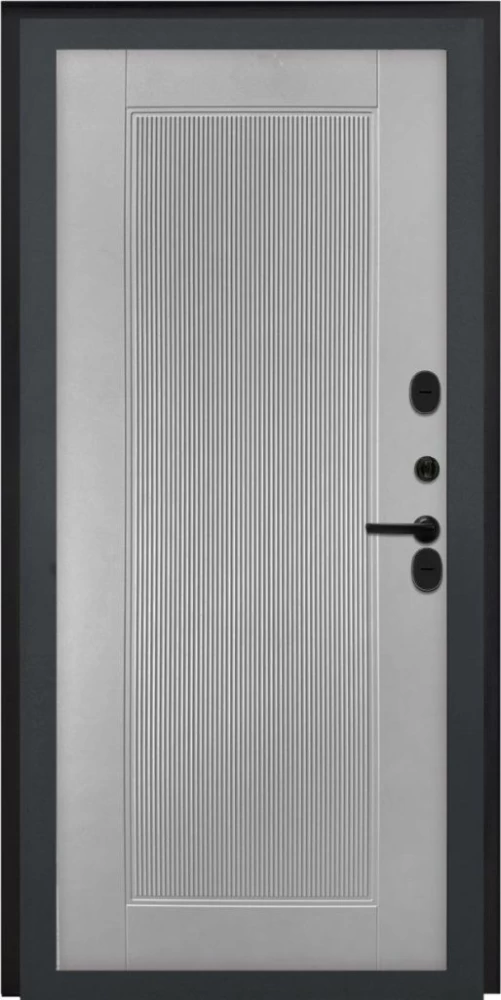 Входная дверь ДвериПРО Д-68 ПВХ 10мм Астрод Velutto Grigio DPRO196761 внутренняя сторона