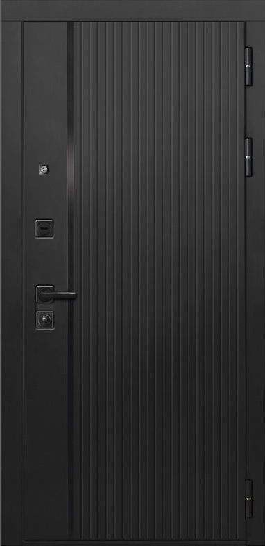 Входная дверь ДвериПРО L-45 ФЛЗ-649 капучино (зеркало) DPRO195745 внешняя сторона